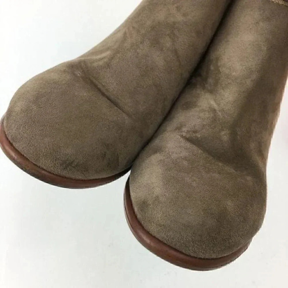 Wild Diva Ankle Boots size 6.5 Tan Western Booties - Picture 5 of 8